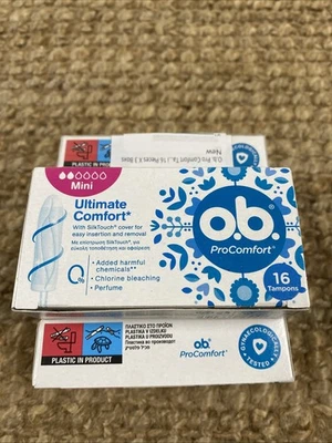 O.B. Mini Tampones ProComfort, Pack de 8 X 16 Unidades Foto 1 de 4