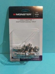 Monster Double Female Coax "F" Adapter  Package of 10  #140067-00  NEW Sealed  - Picture 1 of 3