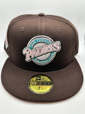 New Era San Diego Padres 1992 All Star Patch 59FIFTY Fitted Hat 7 3/4 - Image 1 of 4
