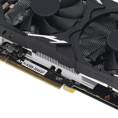 RX580 Game Graphics Card 8GB GDDR5 256BIT Low Noise Desktop Computer Graphics - Image 1 of 4