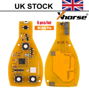 5pcs x Xhorse VVDI BE Key Pro For Mercedes Benz V4.1 PCB Improved Version Yellow - Picture 1 of 7