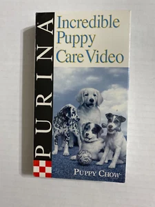 NEW/SEALED Incredible Puppy Care Video VHS by Purina. - Picture 1 of 2