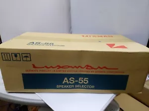 Selector de Altavoces Luxman AS-55 3 Líneas Interruptor Totalmente Nuevo en CAJA - Imagen 1 de 7