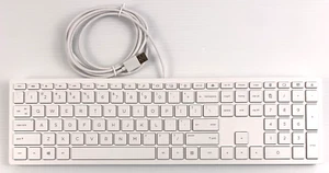 HP Lifestyle Wired Keyboard Model TPC-P001K (White) - Free Shipping - Picture 1 of 11