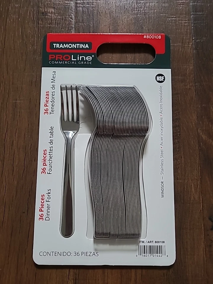 Tramontina PROLine Windsor Dinner Fork Commercial Grade Stainless Steel 36 ct - Image 1 of 1