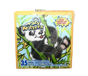 KRAZY KRITTERS Panda Bear Napkins 2-Ply 35 Count by Dixie - Picture 1 of 4