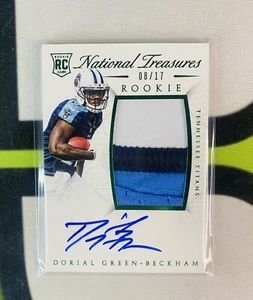 2015 Panini National Treasures RC Auto #139 Dorial Green-Beckham Titans /17 RPA - Bild 1 von 2