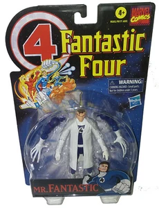MARVEL COMICS RETRO SERIES FANTASTIC FOUR MR FANTASTIC ACTION FIGURE HASBRO - Picture 1 of 2