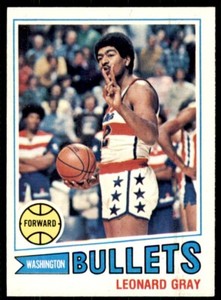 1977-78 Topps.Basketball Leonard Gray . Washington Bullets #7