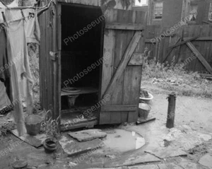 Old Fashioned Outhouse 8x10 Reprint Of Old Photo - Picture 1 of 1