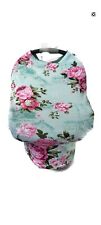 NEW 5 in 1 Infant car seat cover canopy cover_Floral