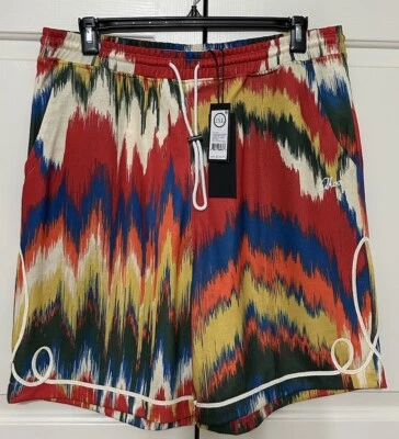 NWT Akoo size 2XL multi color Palisades pull on Shorts mens $110 - Image 1 of 4