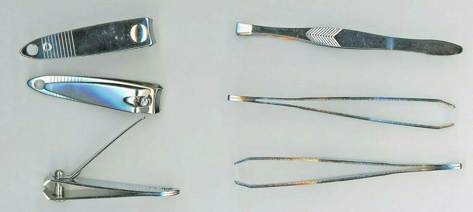 3 pinzas de punta cuadrada y 3 cortaúñas agarre seguro B5-B7 Foto 1 de 4
