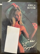 Erica Boyer Signed Sexy Promo Card Autograph Very Rare