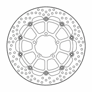 Triumph SCRAMBLER 1200 XC 2019-2023 Moto Masters Halo Front Brake Disc - Picture 1 of 5