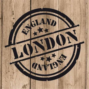 London Aufkleber Vinyl 10 cm/4" Aufkleber Stempel London England Auto Laptop Tablet - Bild 1 von 4