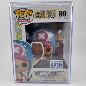 Flocked Tony Tony Chopper Funko Pop 2016 Funimation Sticker One Piece Rare 99 - Picture 1 of 10