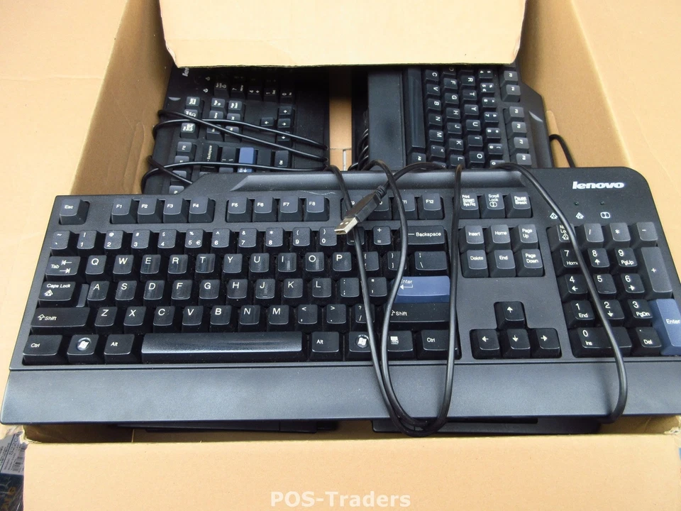 LENOVO SK-8825 Keyboard Tastatur QWERTY USB schwarz EN US USA TOETSENBORD - Bild 1 von 1