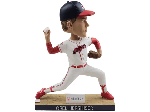 2014 Orel Hershiser Cleveland Indians LA Dodgers SGA Bobblehead BDA w/ Box Cover
