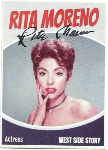 West Side Story RITA MORENO SIGNED Custom Card - ANITA 1 Cover