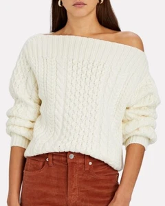 Proenza Schouler Size XS White Label Cable Knit Sweater Cottage core Jumper - Bild 1 von 21