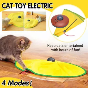 Interactive Cat Toy Electronic Kitten Teaser Moving Mouse Fabric Puzzle Game - Picture 1 of 10