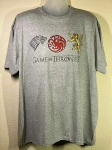 Game of Thrones T-Shirt - HBO Licensed NEW SEALED - Sizes M, L, XL Gray Shirt - Picture 1 of 6