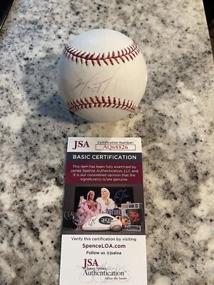 JSA COA DAVID ORTIZ  Signed Autographed Baseball MLB Ball HOF RED SOX - Image 1 of 3