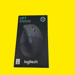 Logitech Lift Vertical Ergonomic Mouse Wireless Bluetooth 910-006466 #756 (AR) - Picture 1 of 9