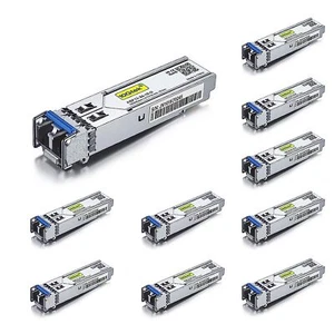 10 Pcs For Cisco GLC-LH-SM Transceiver, Gigabit SFP 1000Base-LX 1310nm SMF 20km - Picture 1 of 7