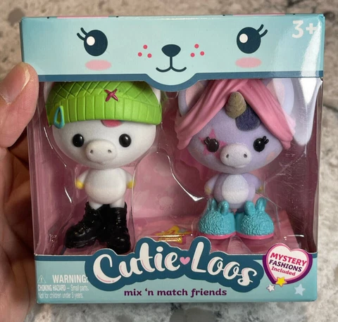 Cutie Loos Mix N Match Sets "Wilder & Lexi" Pig Figures With Mystery Fashions Cover