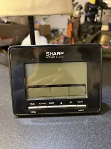 SHARP Atomic Digital Alarm Clock, Battery Operated Self-Setting Digital Wall or  - Picture 1 of 5