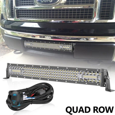 Combo de barra de luz de trabajo LED de 20" para Ford F150 F250 conducción fuera de carretera + interruptor basculante Foto 1 de 4