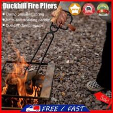BBQ Charcoal Clip Anti-Scalding Outdoor Camping Fire Wood Tongs