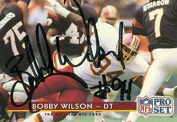 Bobby Wilson autographed Football Card (Washington Redksins) 1992 Pro Set #89 - Image 1 of 1
