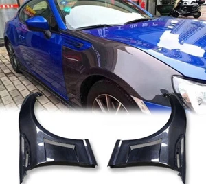 Vented Carbon Fiber Front Bumper Fender Pair For Toyota GT86 13-20 BRZ - Foto 1 di 6