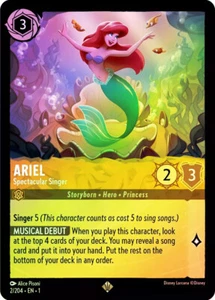 Lorcana COLD FOIL Ariel - Espectacular Cantante - El Primer Capítulo # 002 - Imagen 1 de 1