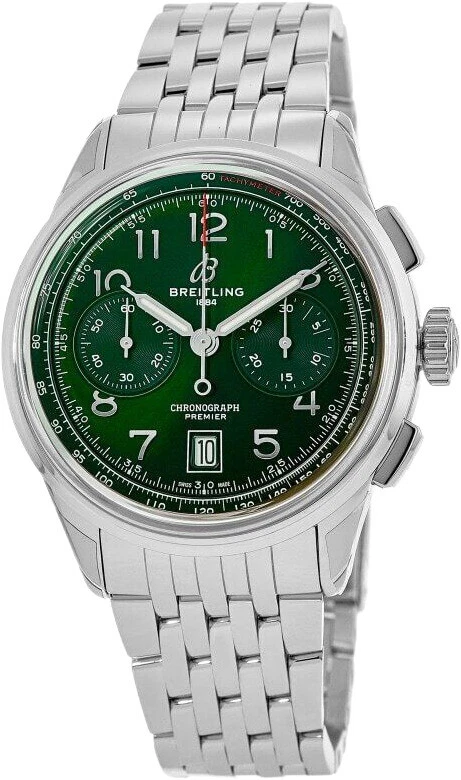 Breitling Premier Green Men's Watch - AB0145371L1A1