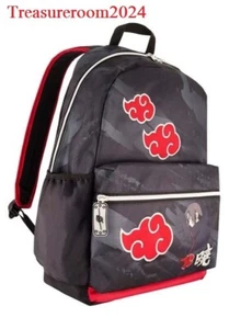 Naruto Shippuden 17" Tall Nylon Akatsuki Itachi Backpack LICENSED! NEW! - Picture 1 of 8