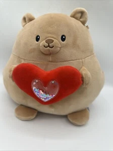 Animal Adventure Valentine's Day Sequin Heart Squishy Plush Stuffed Animal Toy - Picture 1 of 6