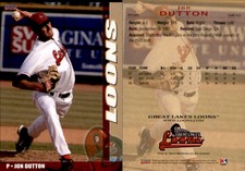 Jon Dutton 2009 Choice Great Lakes Loons #32 Card *AutographDen*