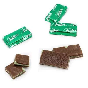 Andes Crème De Menthe Thins, Bulk & Delicious Creamy Chocolate Candy (5 Pounds) - Picture 1 of 9