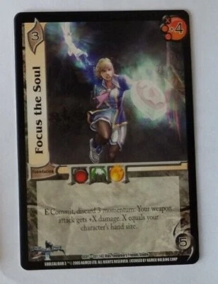 2005 UFS  FOCUS THE SOUL CARD UNIVERSAL FIGHTING SYSTEM CCG CARD  - Image 1 of 2