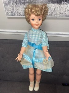 Vintage 1960s Uneeda 32” Doll Blonde Blue Eyes Blue Outfit - Picture 1 of 12
