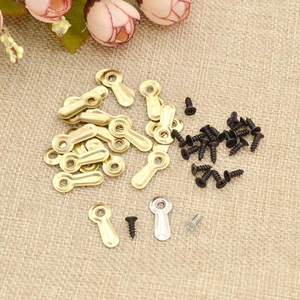 1 Set Pulsanti Giro Cornice Foto Righettati con Viti Accessori Ricambio - Foto 1 di 7