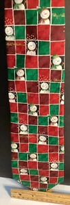 Snowman Men's Holiday Tie Silk Hallmark Holiday Traditions By MMG - Picture 1 of 10