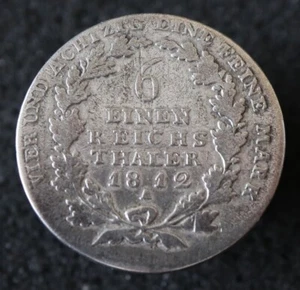 1/6 Reichsthaler 1812 A - Fr. Guillermo III - KM# 385 - Reino de Prusia - R172 - Imagen 1 de 4