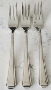 3 x Retroneu ASCOT 18/8 Stainless Cocktail/Seafood Forks - Picture 1 of 6