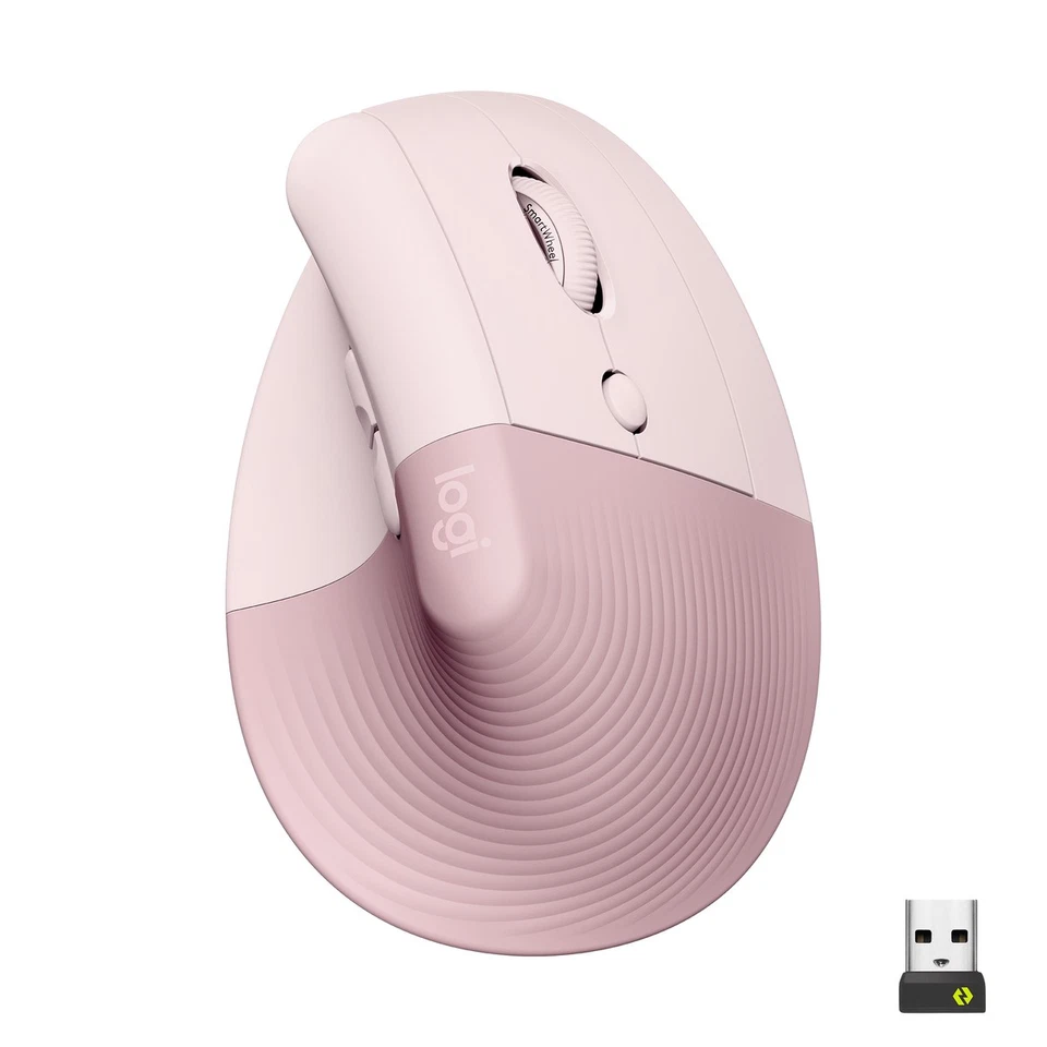 Logitech Lift Vertical Ergonomic Mouse Right-hand Vertical design Optical RF Wir - Image 1 of 1