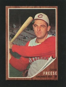 #205 Gene Freese, Reds - 1962 Topps: EX-MT+, o/c, pack fresh, good gloss 220762e - Bild 1 von 3